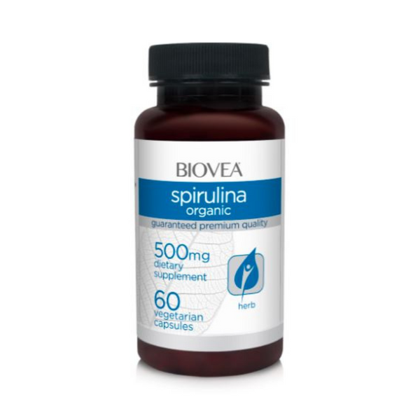 Spirulina Organic (500mg) -60 Capsules