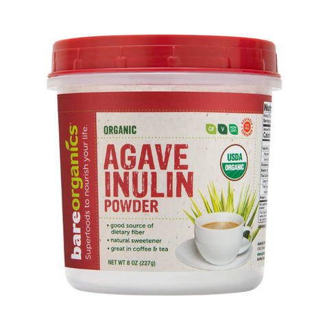 USA-Imported Organic Agave Inulin Powder - 8oz - 227g