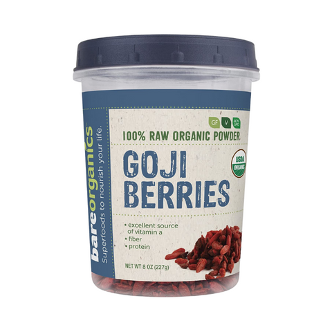 USA-Imported Organic Goji Berries (Sun-Dried) - 8oz - 227g