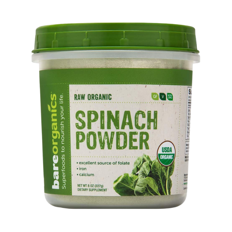 USA-Imported Organic Spinach Powder - 8oz - 227g