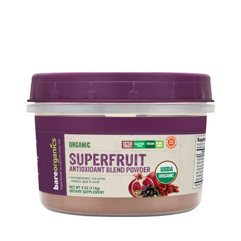 USA-Imported Organic Super Fruit Antioxidant Blend - 4oz - 114g