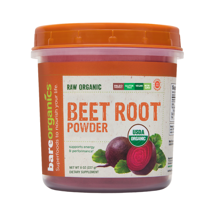 USA-Imported Raw Organic Beet Root Powder - 8oz - 227g