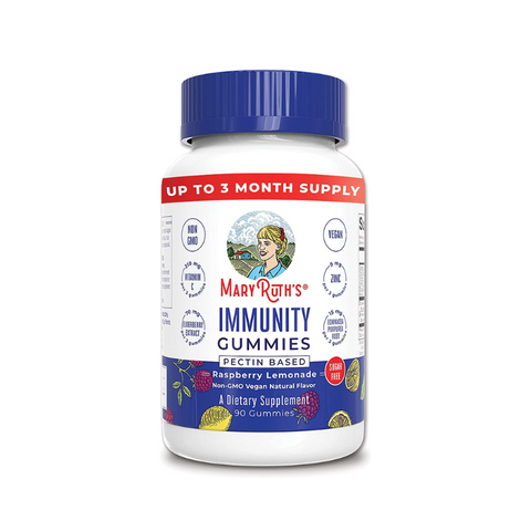 VEGAN Immunity Gummies Sugar-free 90 Gummies - Raspberry Lemonade