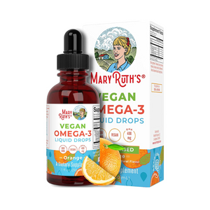 VEGAN Omega-3 Liquid Drops (1oz) - Orange