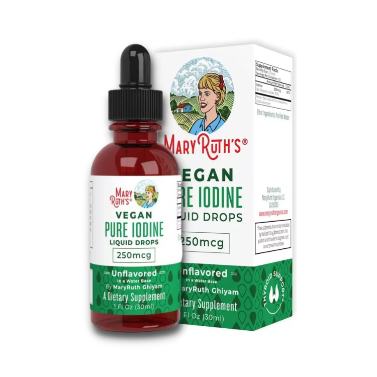 VEGAN Pure Iodine Drops (1oz)