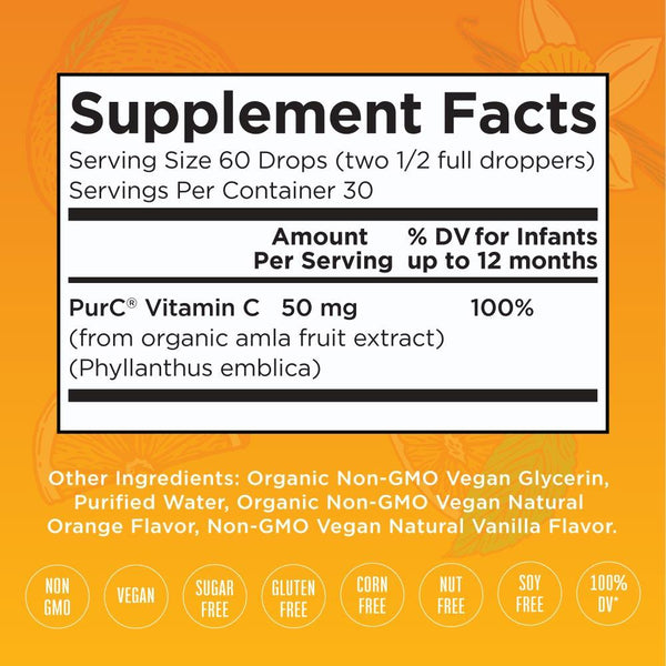 Infants Vitamin C Liquid Drops - 2oz