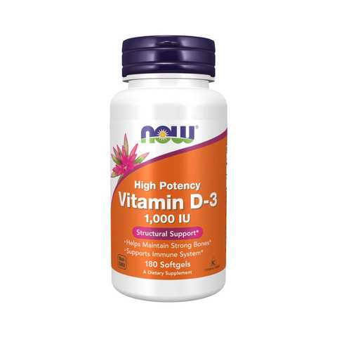 Vitamin D-3 (1,000 IU) - 180 Softgels