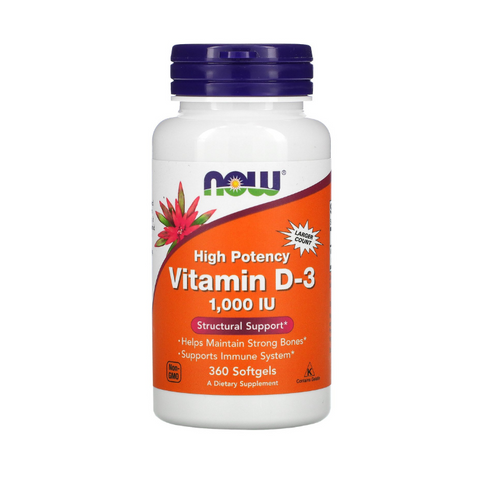 Vitamin D-3 (1,000 IU) - 360 Softgels