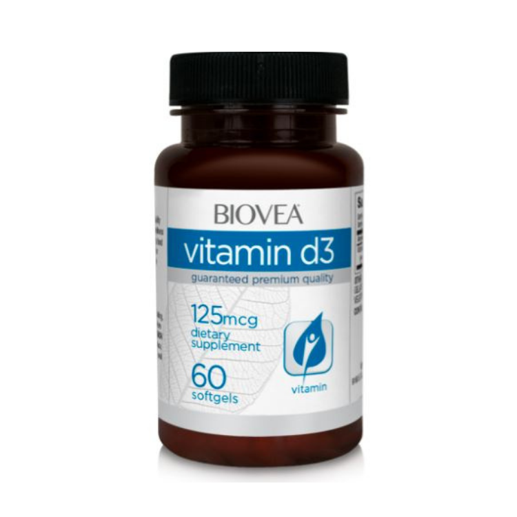 Vitamin D3 (125mcg/ 5,000 IU) -60 Softgels