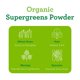 Organic Supergreens Powder - Wheat Grass | Kale | Moringa | Spirulina 30 Servings