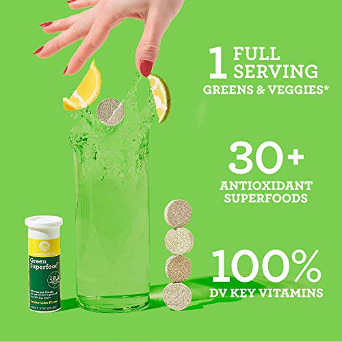 Effervescent GSF - Plant Based On-The-Go Drink 10 Tablets - Lemon Lime