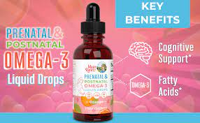 Prenatal & Postnatal Omega-3 Liquid Drops (2oz)