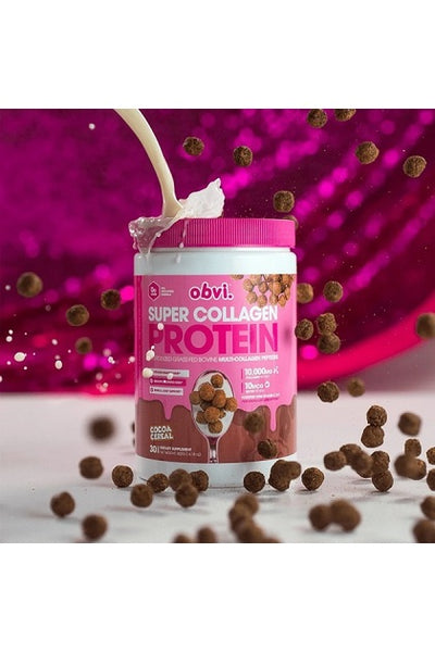 Obvi Super Collagen Protein - Cocoa Cereal - 30 servings